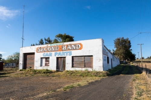 Abandoned Second Hand Car Parts Shop