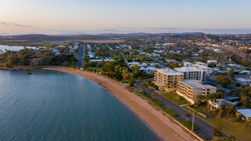 Aerial view of the town at bay point area - Australian Stock Image