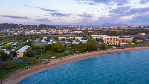 Aerial view of the town at bay point area - Australian Stock Image