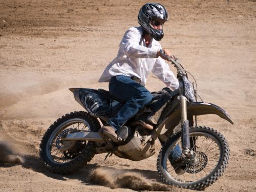 Agricultural motor bikes competing at the Walcha Show - Australian Stock Image