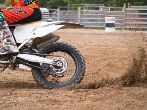 Agricultural motor bikes competing at the Walcha Show - Australian Stock Image