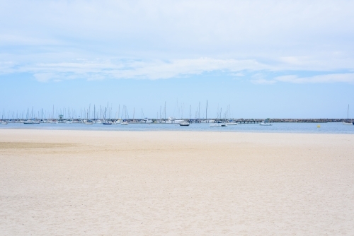 Albert park beach in Melbourne,  Australia - Australian Stock Image