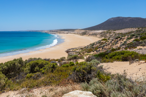 Australian beach in the summer - Australian Stock Image