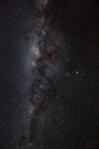 Australian milky way sky in middle of Queensland winter - Australian Stock Image