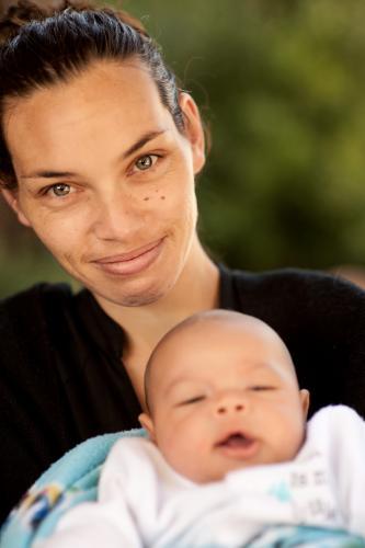 Baby with Indigenous Australian Mother