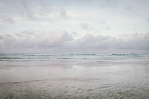 Beach on Stradbroke Island in Queensland Australia - Australian Stock Image