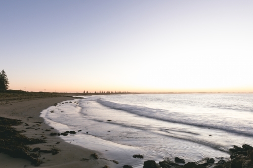 Beachport beach at Sunrise - Australian Stock Image