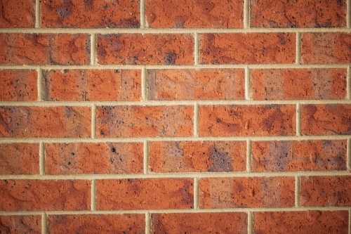 brick, wall, house, building, red, mortar, cement, structure, construction&#xA; - Australian Stock Image