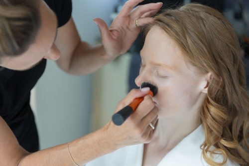 Bridal preparation - Australian Stock Image