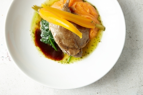 Chicken main dish - Australian Stock Image