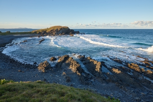 Coastal landscape on sunrise - Australian Stock Image