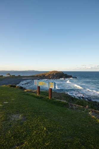 Coastal landscape on sunrise - Australian Stock Image