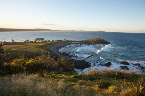 Coastal landscape on sunrise - Australian Stock Image