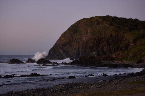 Coastal landscape on sunrise - Australian Stock Image