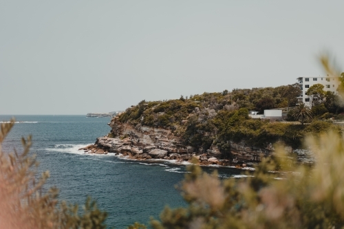 Coastal views of Coogee headland from the Bondi to Coogee Coastwalk. - Australian Stock Image