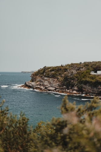 Coastal views of Coogee headland from the Bondi to Coogee Coastwalk. - Australian Stock Image