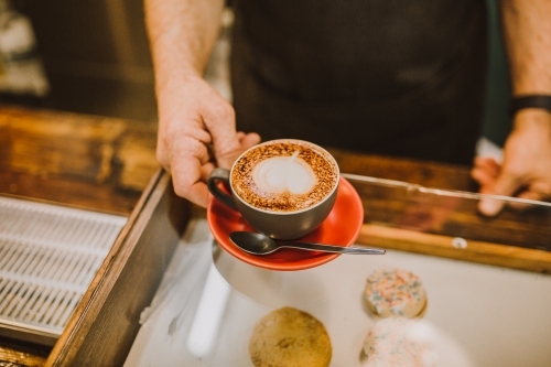 Coffee in a cup - Australian Stock Image