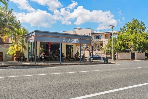 Coffee shop inner city living at a relaxed pace - Australian Stock Image