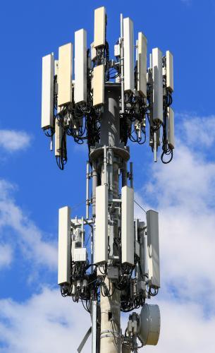 Communications Tower - Australian Stock Image