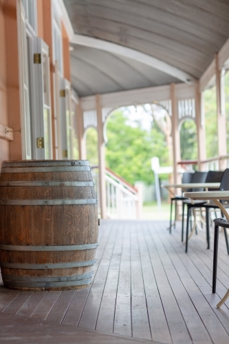 Country Pub Veranda - Australian Stock Image