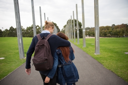 Couple Exploring Melbourne - Australian Stock Image