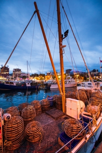 Crayfish Boat at Constitution Dock - Australian Stock Image