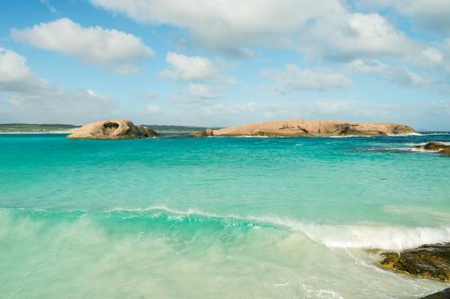 crystal clear water at Twilight Beach, WA - Australian Stock Image