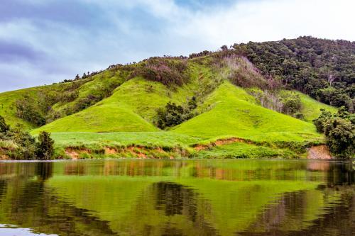 Daintree River and Mountain - Australian Stock Image