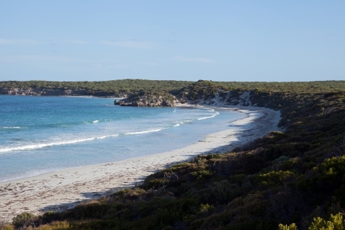 Deserted beach cove - Australian Stock Image