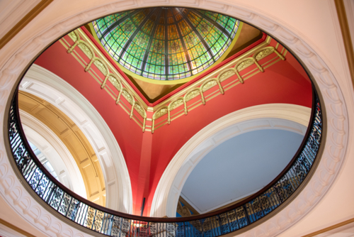 Dome in the Queen Victoria building - Australian Stock Image