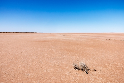 dry lake bed - Australian Stock Image