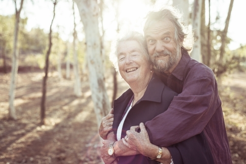 Elderly couple together - Australian Stock Image