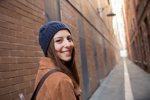 Exploring Melbourne Laneways - Australian Stock Image