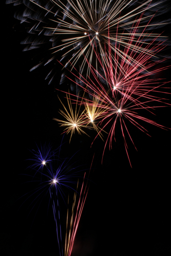 Fireworks - Australian Stock Image