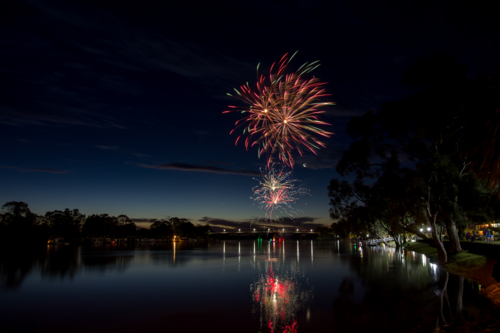 Fireworks - Australian Stock Image