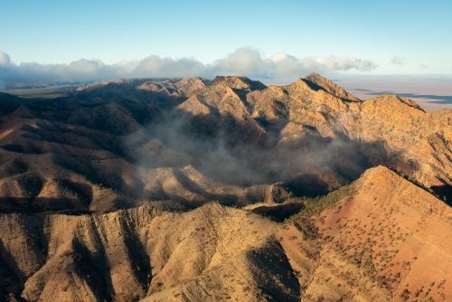 Flinders Ranges from air - Australian Stock Image