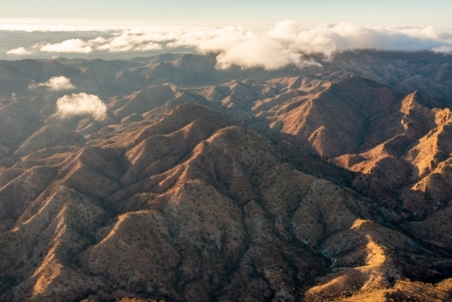 Flinders Ranges from air - Australian Stock Image