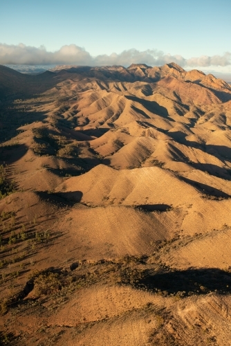 Flinders Ranges from air - Australian Stock Image