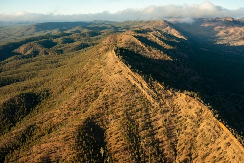 Flinders Ranges from air - Australian Stock Image