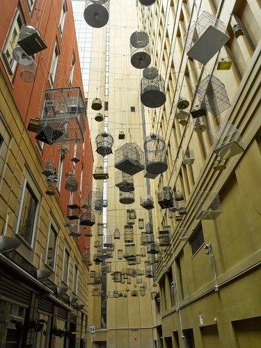 'Forgotten Songs' art installation in Sydney - Australian Stock Image