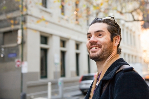 Happy Business Man - Australian Stock Image