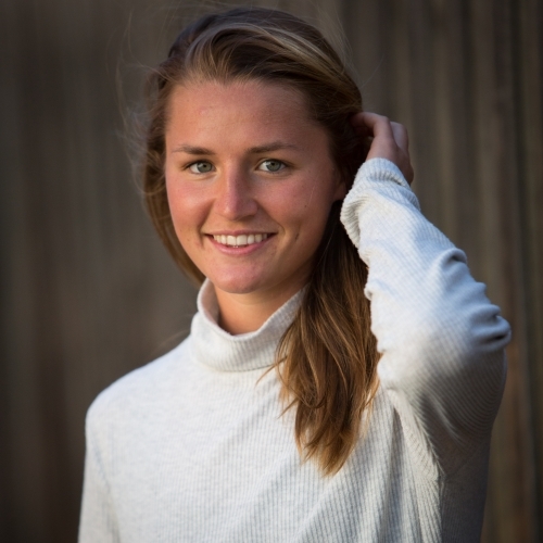 Happy Young Woman Looking at Camera - Australian Stock Image