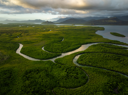 Hinchinbrook channel and Island - Australian Stock Image