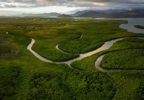 Hinchinbrook channel and Island - Australian Stock Image