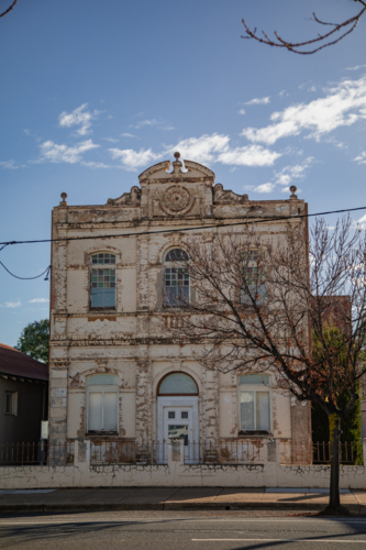 Historic building in Wellington New South Wales - Australian Stock Image