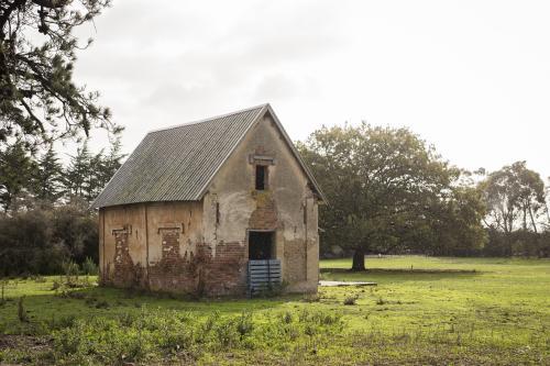 Historic old building in ruin - Australian Stock Image