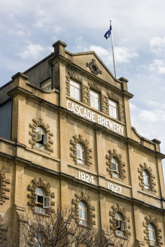 Hobart, Tasmania - Sept 18: The iconic ancient Cascade Brewery on Sept 18th 2007 in Hobart, Tasmania - Australian Stock Image