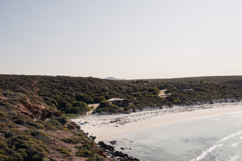 Holiday time at the beach in remote Australia - Australian Stock Image