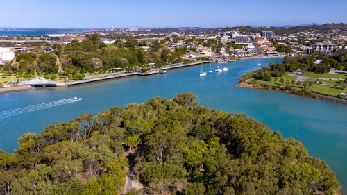 Horizontal shot of bay point - Australian Stock Image