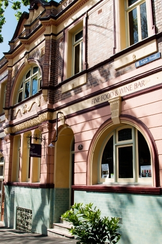 hotel facade in The Rocks - Australian Stock Image